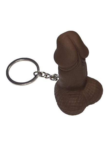 DIABLO PICANTE - PENIS SHAPED WHISTLE KEYRING MULATTO COLOR
