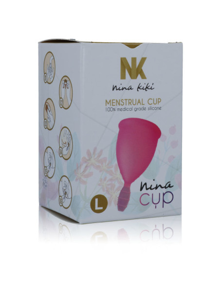 NINA KIKÍ - MENSTRUAL CUP PINK - SIZE L