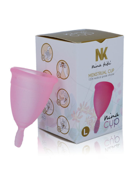 NINA KIKÍ - MENSTRUAL CUP PINK - SIZE L