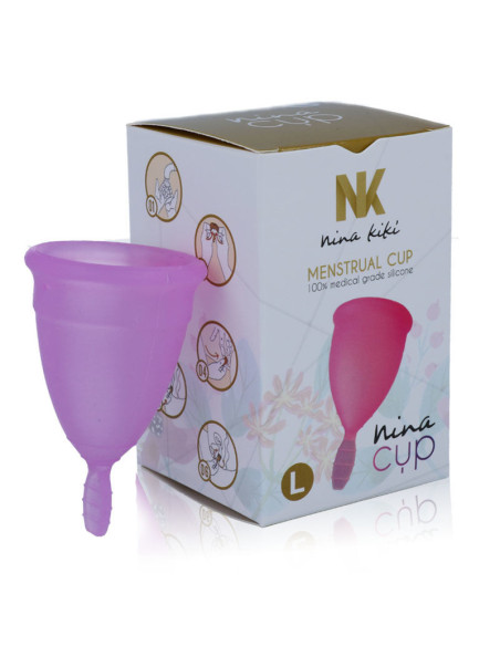 NINA KIKÍ - MENSTRUAL CUP PURPLE - SIZE L