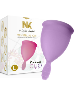 NINA KIKÍ - MENSTRUACINĖ TAURELĖ VIOLETINĖ - L DYDIS
