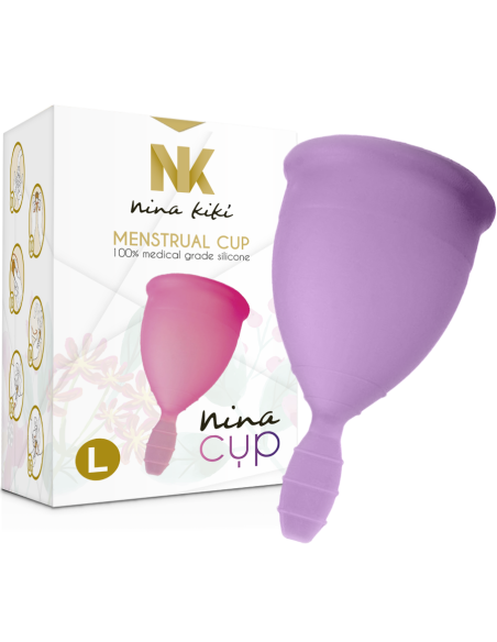 NINA KIKÍ - MENSTRUACINĖ TAURELĖ VIOLETINĖ - L DYDIS