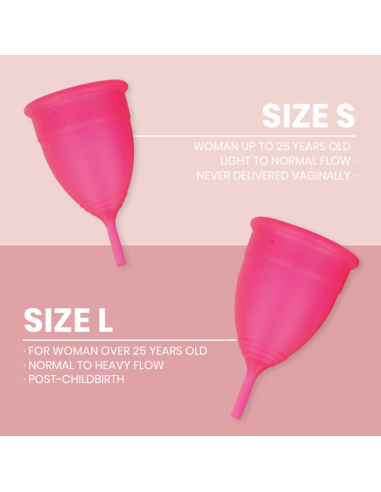 INTIMICHIC - MENSTRUAL CUP MEDICAL GRADE SILICONE - SIZE L