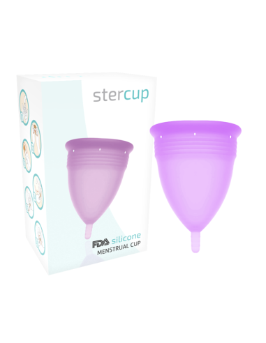 STERCUP - FDA silikoninė menstruacinė taurelė, violetinė - L dydis