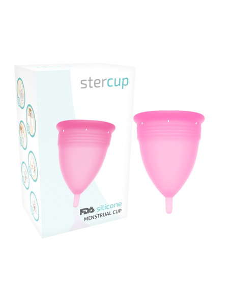 STERCUP - FDA silikoninė menstruacinė taurelė, rožinė - S dydis
