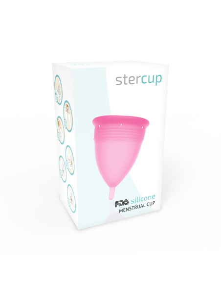 STERCUP - FDA silikoninė menstruacinė taurelė, rožinė - S dydis