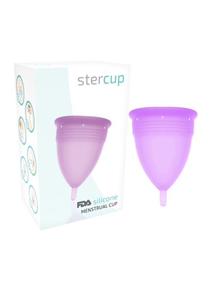 STERCUP - FDA SILICONE MENSTRUAL CUP VIOLET - SIZE S