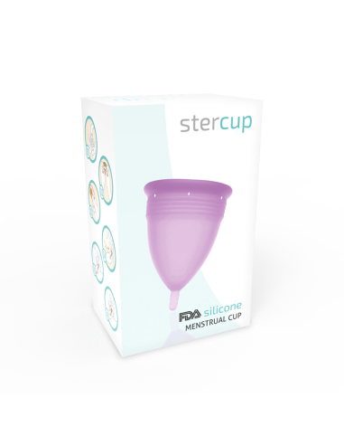 STERCUP - FDA silikoninė menstruacinė taurelė, violetinė - S dydis