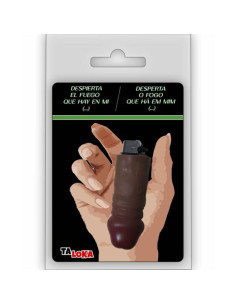 TALOKA - FANTASTIC LIGHTER IN THE SHAPE OF A MULATTO COLOR PENIS 100 RECHARGEABLE