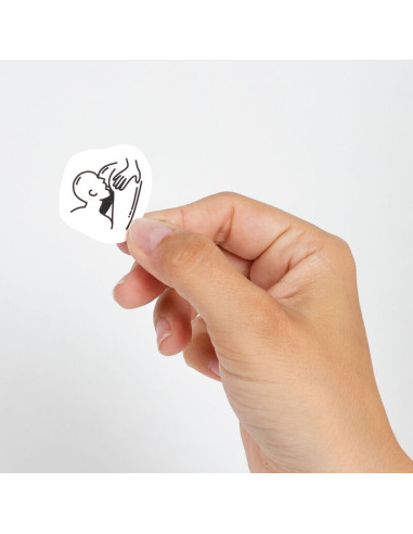 SECRET PLAY - SET OF 10 TEMPORARY TATTOOS KINKY COLLECTION