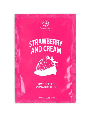 SECRETPLAY - SINGLE DOSE LUBRICANT STRAWBERRIES and CREAM 10 ML