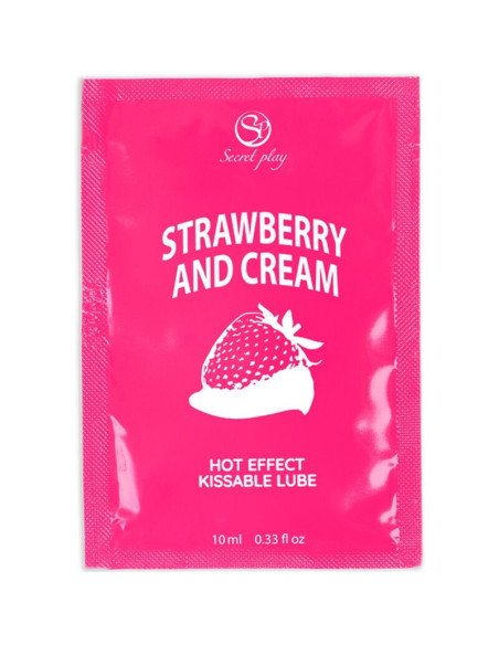 SECRETPLAY - SINGLE DOSE LUBRICANT STRAWBERRIES and CREAM 10 ML