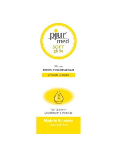 PJUR - MED SOFT GLIDE SILICONE LUBRICANT 1.5 ML