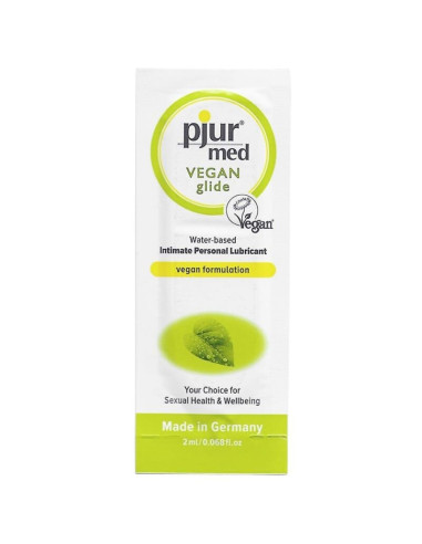 PJUR - MED VEGAN GLIDE WATER BASED LUBRICANT 2 ML