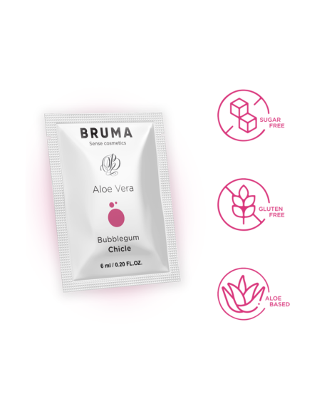 BRUMA - ALOE VERA SLIDING GEL BUBBLEGUM FLAVOR 6 ML