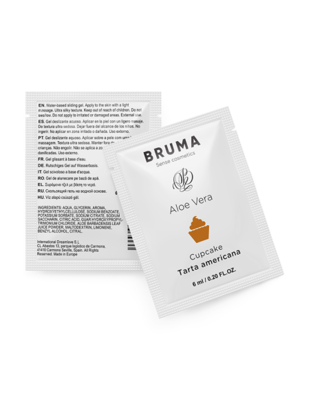 BRUMA - ALOE VERA SLIDING GEL CUPCAKE FLAVOR 6 ML