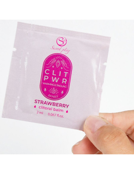 SECRETPLAY - SINGLE DOSE STRAWBERRY LUBRICANT 2 ML