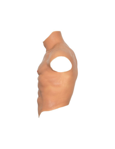 HIDDEN DESIRE - ALTER EGO SILICONE MALE TORSO SHIRT WITH ABS FLESH