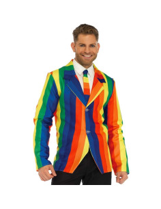 LEG AVENUE - BLAZER TIE RAINBOW S