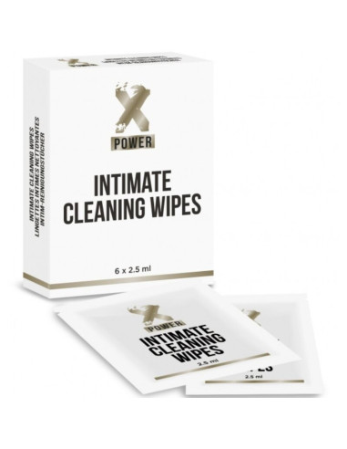 XPOWER - INTIMATE CLEANING WIPES 6 UNITS
