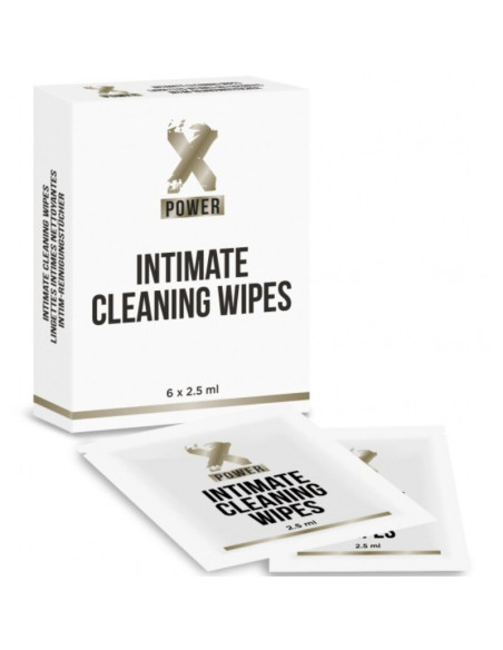 XPOWER - INTIMATE CLEANING WIPES 6 UNITS
