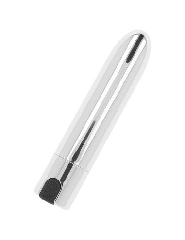 OHMAMA - SILVER VIBRATING BULLET 9.5 CM