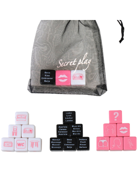 SECRETPLAY - GAME 3 DICE (ES-PT-EN-FR)