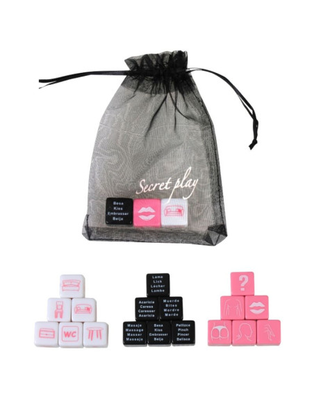 SECRETPLAY - GAME 3 DICE (ES-PT-EN-FR)