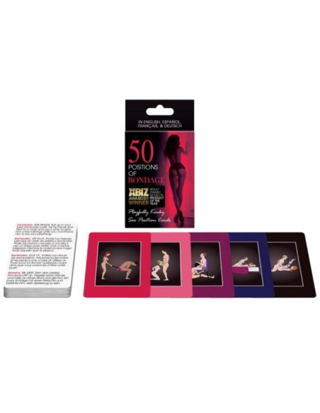 KHEPER GAMES - 50 POSITIONS OF BONDAGE CARDS