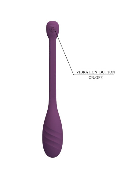 PRETTY LOVE - LEVIATHAN APP CONTROLLED VIBRATOR PURPLE