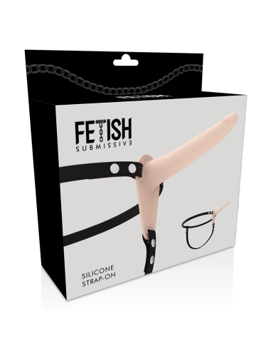 FETISH SUBMISSIVE HARNESS - FLESH SILICONE 15 CM