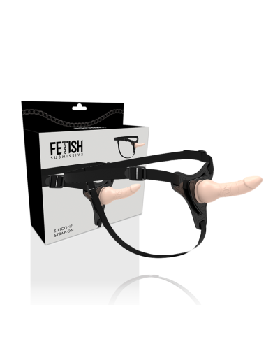 FETISH SUBMISSIVE HARNESS - FLESH REALISTIC SILICONE 16 CM