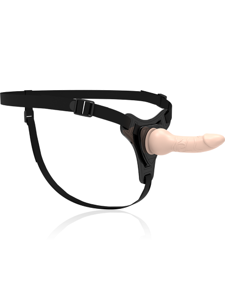 FETISH SUBMISSIVE HARNESS - FLESH REALISTIC SILICONE 16 CM