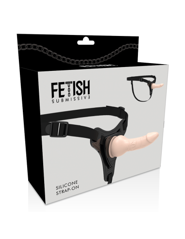 FETISH SUBMISSIVE HARNESS - FLESH REALISTIC SILICONE 16 CM