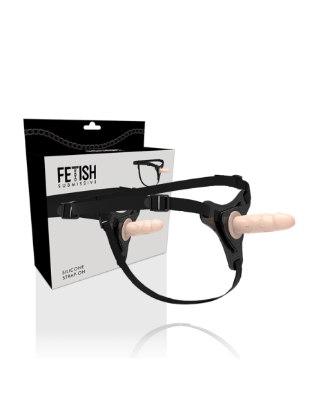 FETISH SUBMISSIVE HARNESS - FLESH REALISTIC SILICONE 12.5 CM