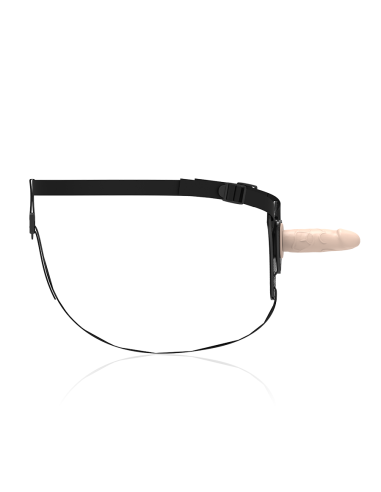 FETISH SUBMISSIVE HARNESS - FLESH REALISTIC SILICONE 12.5 CM