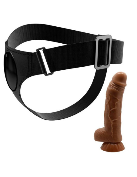 PRETTY LOVE - UNIVERSALŪS DIRŽAI SU DILDO MICHEAL 20 CM JUODOS