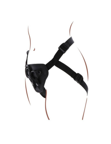 GET REAL - STRAP-ON DIRŽAI JUODIE