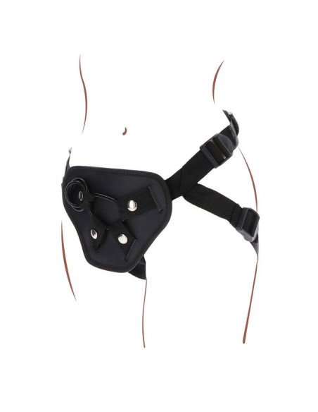 GET REAL - STRAP-ON DELUXE HARNESS BLACK