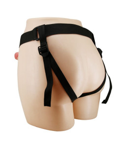 PRETTY LOVE - MAVIS HARNESS UNIVERSALŪS KENAITĖLIAI SU DILDO 19 CM NATŪRALŪS 2