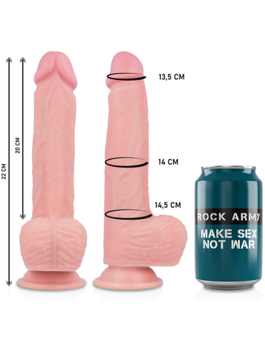 ROCKARMY - HARNESS LIQUID SILICONE VIBRATOR PREMIUM APACHE REMOTE CONTROL 20.5 CM -O- 4.62 CM