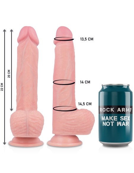 ROCKARMY - HARNESS LIQUID SILICONE VIBRATOR PREMIUM APACHE REMOTE CONTROL 20.5 CM -O- 4.62 CM