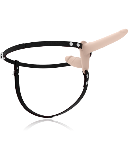 FETISH SUBMISSIVE HARNESS - DVIGUBO ĮSKVERBIMO VIBRATORIUS „FLESH UP“