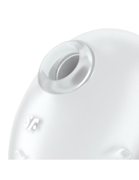 SATISFYER – „CUTIE GHOST“ VIBRATORIUS ŽENKLAS, BALTASIS