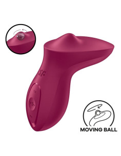 SATISFYER - EXCITERRR LAY-ON CLITORIS BERRY VIBRATOR