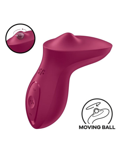 SATISFYER - EXCITERRR LAY-ON CLITORIS BERRY VIBRATOR
