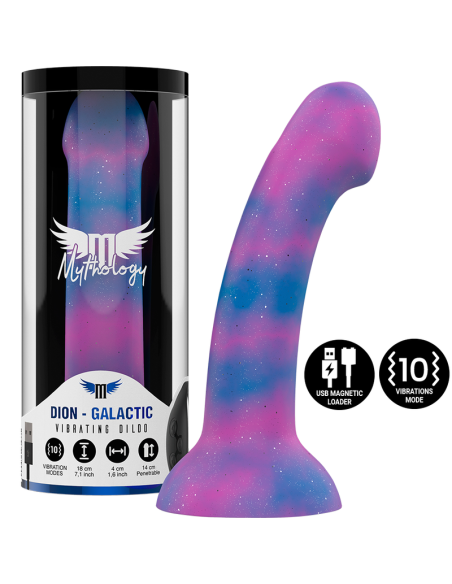 MYTHOLOGY - DION GALACTIC DILDO M - VIBRATORIUS WATCHME SUDERINAMAS SU BELAIDE TECHNOLOGIJA