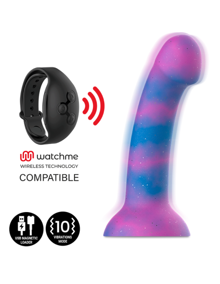 MYTHOLOGY - DION GALACTIC DILDO M - VIBRATORIUS WATCHME SUDERINAMAS SU BELAIDE TECHNOLOGIJA