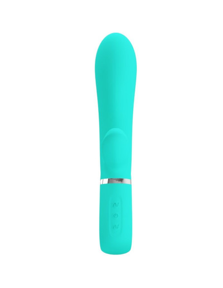 PRETTY LOVE - THOMAS MULTIFUNCTION G-SPOT VIBRATOR AQUA GREEN