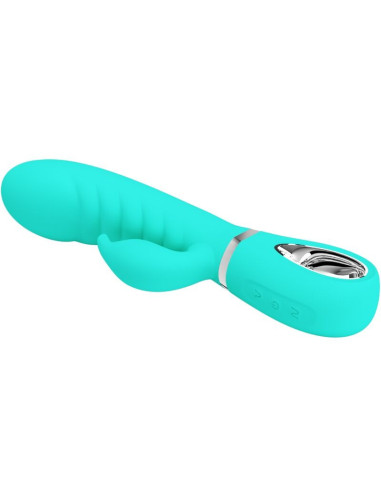 PRETTY LOVE - PRESCOTT MULTIFUNCTION G-SPOT VIBRATOR AQUA GREEN